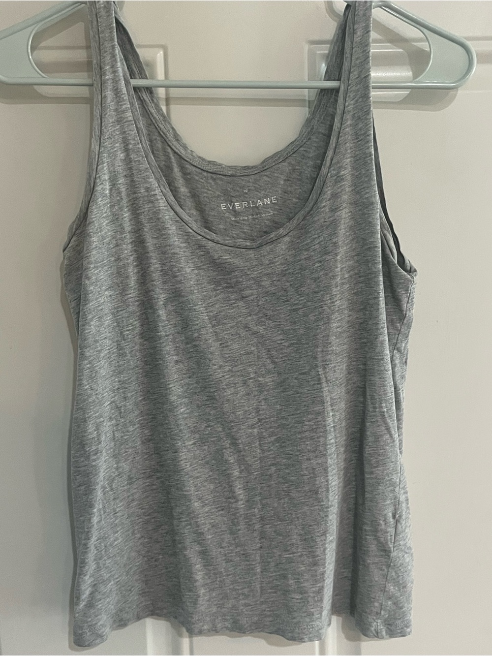Everlane Heather Gray Scoop Neck Tank